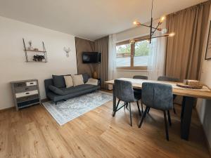 TV a/nebo společenská místnost v ubytování Apart Pair im Dorf