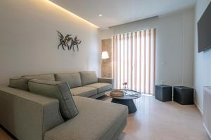 Χώρος καθιστικού στο OPUS - Kardamili Residences