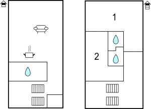 The floor plan of Porta Di Valle 1