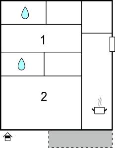 Plán poschodí v ubytovaní Stilvolle Ferienwohnung