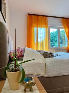 Postel nebo postele na pokoji v ubytování House Helena