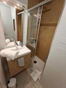 Et badeværelse på T1 bis rénové Grenoble et parking