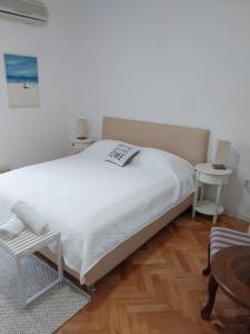 Postel nebo postele na pokoji v ubytování Jon