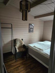 Postel nebo postele na pokoji v ubytování Sólvellir