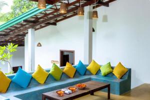 A seating area at Garcinia Leaf