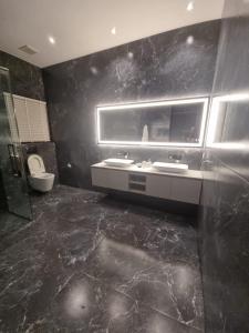 Koupelna v ubytování Villa Sharon