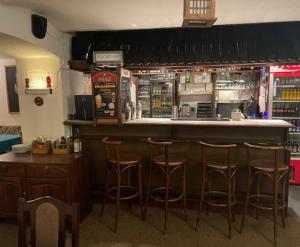 Lounge nebo bar v ubytování Hotel-Penzion Johanka