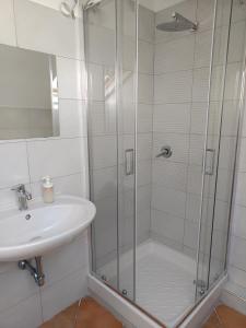 Koupelna v ubytování B&B Denteferro