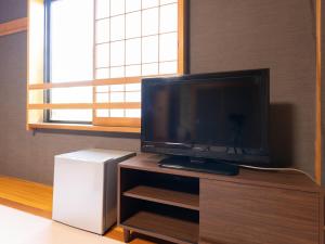 A television and/or entertainment centre at RV park plus Numata Kenko Land