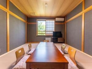 A seating area at RV park plus Numata Kenko Land
