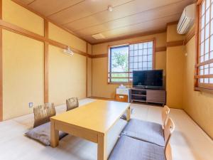 A television and/or entertainment centre at RV park plus Numata Kenko Land