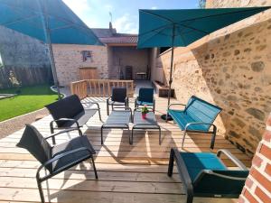 Patio nebo venkovní prostory v ubytování Autrefois ici
