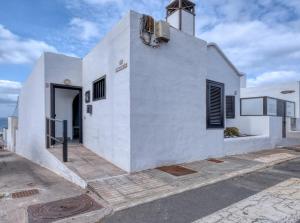 Bygningen som feriehuset ligger i