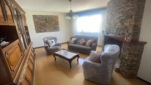 Χώρος καθιστικού στο As pontes apartamento