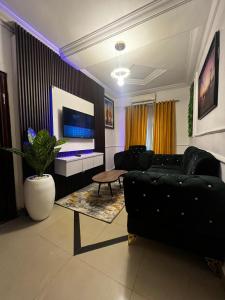 TV a/nebo společenská místnost v ubytování Palazzo Apartments