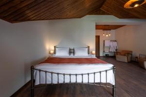 Katil atau katil-katil dalam bilik di Residence Kazbegi
