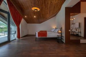 Ruang duduk di Residence Kazbegi