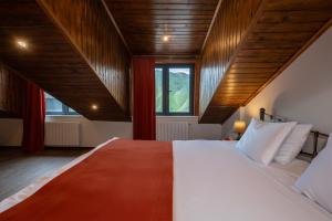 Katil atau katil-katil dalam bilik di Residence Kazbegi