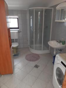 Ένα μπάνιο στο Apartment Ajsa