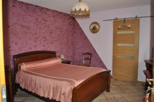 Postel nebo postele na pokoji v ubytování Chambres d'Hotes La Mouline