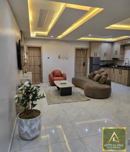 Kuchyň nebo kuchyňský kout v ubytování Appealing Apartment + 3 fotografie