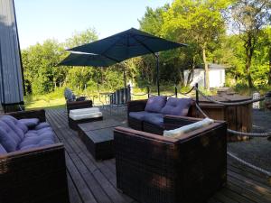 Posezení v ubytování Farm Ház