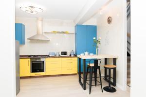 Kuchyň nebo kuchyňský kout v ubytování Casa Papín