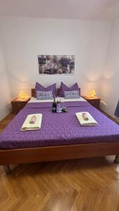 Postel nebo postele na pokoji v ubytování Apartman Štefan