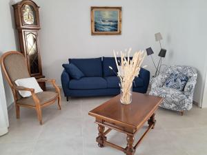 Posezení v ubytování La maison de Ja