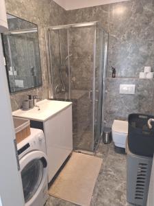 Koupelna v ubytování Apartman Damir