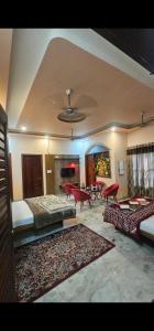 Χώρος καθιστικού στο Arsh Hotel & Restaurant