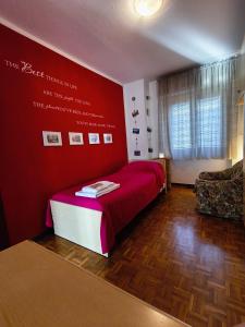 Postel nebo postele na pokoji v ubytování residenza " Il Gufetto"