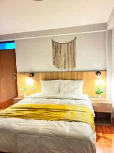 Postel nebo postele na pokoji v ubytování Hotel Litan Machu Picchu