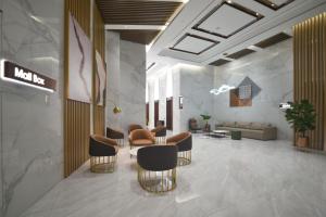 Posezení v ubytování Core Residence TRX by Avery at KLCC #Located in TRX #5 mins to Pavilion &Bukit Bintang #Rooftop Infinity Pool #Free Parking #中英文房东