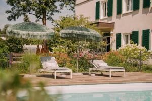 Bazén v ubytování Hotel Mühle nebo v jeho okolí