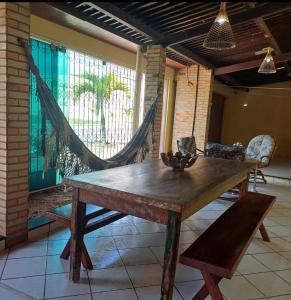 Ruang duduk di Casa Recanto do sol