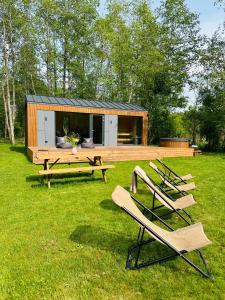 Zahrada ubytování Dubinga River Valley House & SPA - FREE sauna