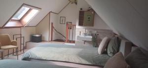 Ένα ή περισσότερα κρεβάτια σε δωμάτιο στο Bed & Breakfast Appenseweg