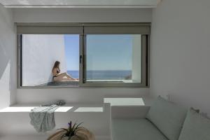 Posezení v ubytování Infinity View Hotel Tinos