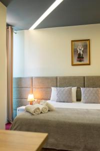 Alko Hotel Shkoder客房内的一张或多张床位