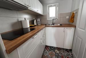 Kuchyň nebo kuchyňský kout v ubytování Delphi Sunset Studio