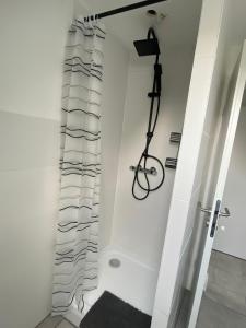 Ένα μπάνιο στο Ferienwohnung Möwennest +6 φωτογραφίες