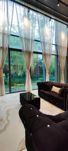 Posezení v ubytování Cyberjaya Puchong JWJ Pool Villa