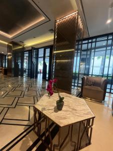 Χώρος καθιστικού στο Apartment SeaView, Netflix, HighFloor