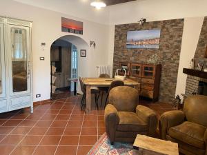 Posezení v ubytování La sosta del Viandante