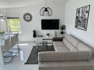 Kuchyň nebo kuchyňský kout v ubytování Apartman Garden Vodice