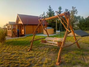 Detský kútik v ubytovaní Domki z bali u Ireny Mazury