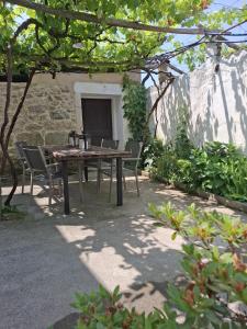 Vonkajšia záhrada v ubytovaní A Barraca. Casa con jardín y vistas a la ría