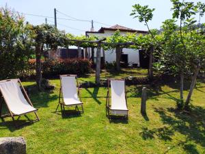 Vonkajšia záhrada v ubytovaní A Barraca. Casa con jardín y vistas a la ría