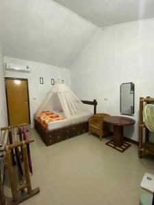 Postel nebo postele na pokoji v ubytování Jungle View Homestay & Guesthouse Only Stay Here Book Treking With Us